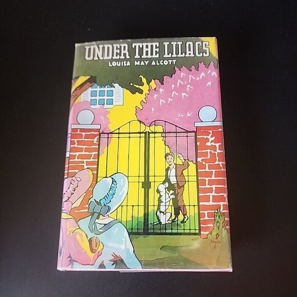 Vintage Under The Lilacs Louisa May Alcott, 1930's Goldsmith Red Star Classics - Picture 1 of 15